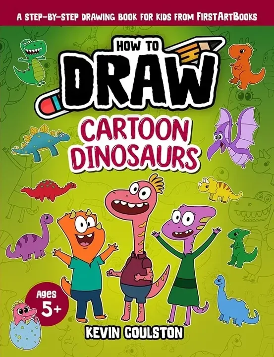 Cover of How to Draw: Cartoon Dinosaurs by Kevin Coulston